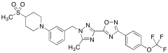 4-(Methylsulfonyl)-1-[3-[[5-methyl-3-[3-[4-(trifluoromethoxy)phenyl]-1,2,4-oxadiazol-5-yl]