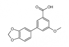 5-Methoxy-3-(3,4-methylenedioxyphenyl)benzoic acid