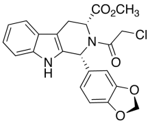 (1R,3R)-Methyl-1,2,3,4-tetrahydro-2-chloroacetyl-1-(3,4-methylenedioxyphenyl)-9H-pyrido[3,