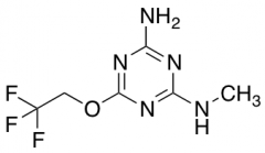 N-Methyl-6-(2,2,2-trifluoroethoxy)-1,3,5-triazine-2,4-diamine