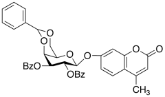 4-Methylumbelliferyl 2,3-Di-O-benzoyl-4,6-O-benzylidene-&beta;-D-galactopyranoside  (~