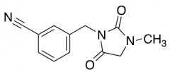 3-[(3-Methyl-2,5-dioxoimidazolidin-1-yl)methyl]benzonitrile