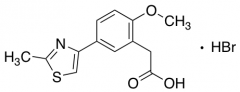 2-[2-Methoxy-5-(2-methyl-1,3-thiazol-4-yl)phenyl]acetic Acid Hydrobromide