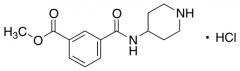 Methyl 3-(Piperidin-4-ylcarbamoyl)benzoate Hydrochloride