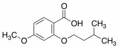 4-methoxy-2-(3-methylbutoxy)benzoic acid