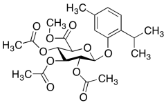 5-Methyl-2-(1-methylethyl)phenyl &beta;-D-Glucopyranosiduronic Acid Methyl Ester Triac