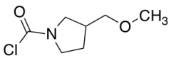 3-(methoxymethyl)pyrrolidine-1-carbonyl chloride