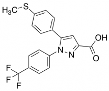 5-(4-Methylsulfanyl-phenyl)-1-(4-trifluoromethyl-phenyl)-1H-pyrazole-3-carboxylic Acid