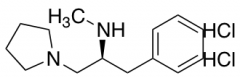 (S)-Methyl-(2-phenyl-1-pyrrolidin-1-ylmethyl-ethyl)-amine 2 Hydrochloric Acid Salt