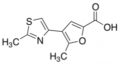 5-methyl-4-(2-methyl-1,3-thiazol-4-yl)furan-2-carboxylic acid