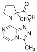 2-Methyl-1-{3-methyl-[1,2,4]triazolo[4,3-a]pyrazin-8-yl}pyrrolidine-2-carboxylic Acid