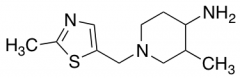 3-methyl-1-[(2-methyl-1,3-thiazol-5-yl)methyl]piperidin-4-amine