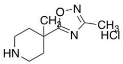 4-methyl-4-(3-methyl-1,2,4-oxadiazol-5-yl)piperidine hydrochloride