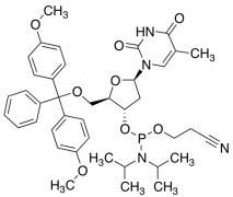 5'-O-[Bis(4-Methoxyphenyl)phenylmethyl]-thymidine 3'-[2-Cyanoethyl N,N-bis(1-methylethyl)p