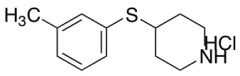 4-[(3-methylphenyl)thio]piperidine