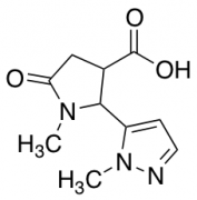 1-methyl-2-(1-methyl-1H-pyrazol-5-yl)-5-oxopyrrolidine-3-carboxylic Acid