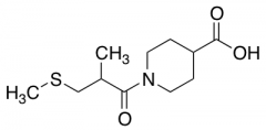 1-[2-Methyl-3-(methylsulfanyl)propanoyl]piperidine-4-carboxylic Acid
