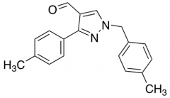 3-(4-Methylphenyl)-1-[(4-methylphenyl)methyl]-1H-pyrazole-4-carbaldehyde