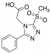2-(5-Methanesulfonyl-3-phenyl-[1,2,4]triazol-4-yl)-acetic Acid