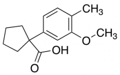1-(3-Methoxy-4-methylphenyl)cyclopentane-1-carboxylic Acid