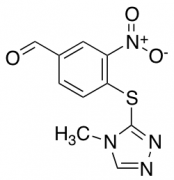 4-[(4-Methyl-4H-1,2,4-triazol-3-yl)sulfanyl]-3-nitrobenzaldehyde