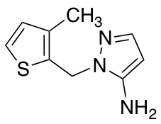 1-[(3-methylthiophen-2-yl)methyl]-1H-pyrazol-5-amine