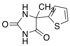 5-methyl-5-(thiophen-2-yl)imidazolidine-2,4-dione