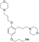 1-(3-Morpholinopropxy)-2-(3-morpholinopropyl)-4-butoxybenzene