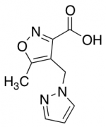 5-methyl-4-(1H-pyrazol-1-ylmethyl)isoxazole-3-carboxylic Acid