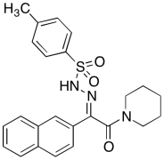 (E)-4-Methyl-N'-(1-(naphthalen-2-yl)-2-oxo-2-(piperidin-1-yl)ethylidene)benzenesulfonohydr