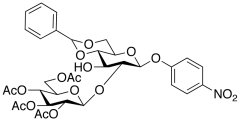 4-Nitrophenyl 4,6-O-Benzylidene-2-O-(2,3,4,6-tetra-O-acetyl-&beta;-D-glucopyranosyl)-&