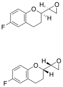 syn-rel-6-Fluoro-3,4-dihydro-2-[(2S)-2-oxiranyl]-2H-1-benzopyran