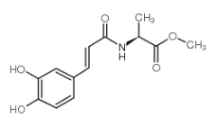 N-[(2E)-3-(3,4-dihydroxyphenyl)-1-oxo-2-propenyl]-L-alanine, methyl ester