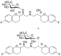 (-)-Nebivolol O-&beta;-D-Glucuronide(Mixture of 2 Diastereomers)