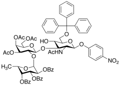 p-Nitrophenyl 2-Acetamido-2-deoxy-3-O-[2&rsquo;-O-(2,3,4-tri-O-benzoyl-&alpha;-L-f