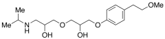 3-[2-Hydroxy-3-[4-(2-methoxyethyl)phenoxy]propoxy]-1-isopropylamino-2-propanol (Mixture of