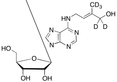 6-[(E)-4-Hydroxy-3-methylbut-2-enylamino]-9-&beta;-D-ribofuranosylpurine-d5