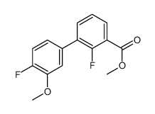 Methyl 2-fluoro-3-(4-fluoro-3-methoxyphenyl)benzoate