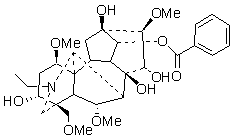 苯甲酰乌头原碱对照品